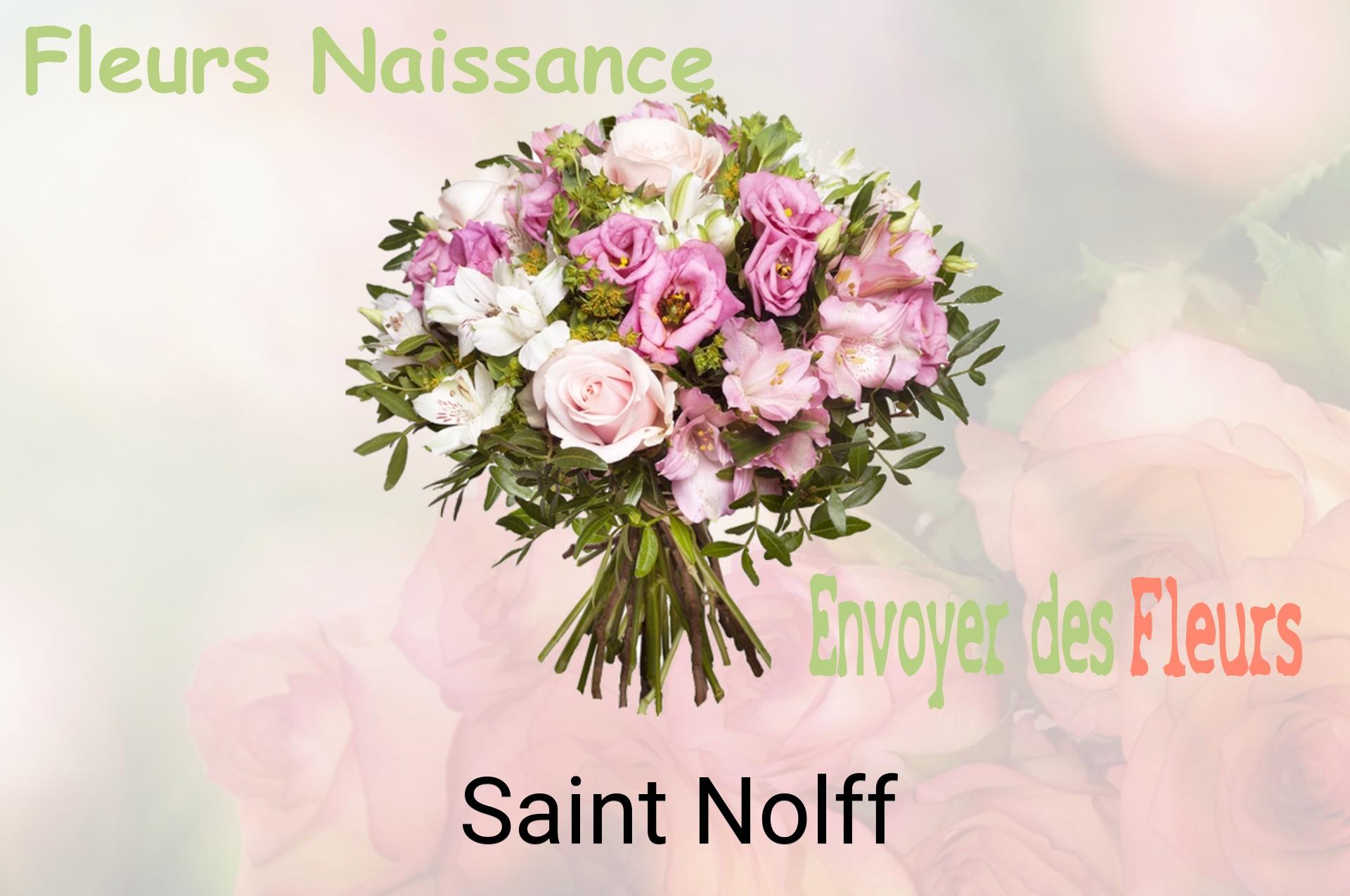 Bouquet de fleurs de naissance livré à Saint-Nolff
